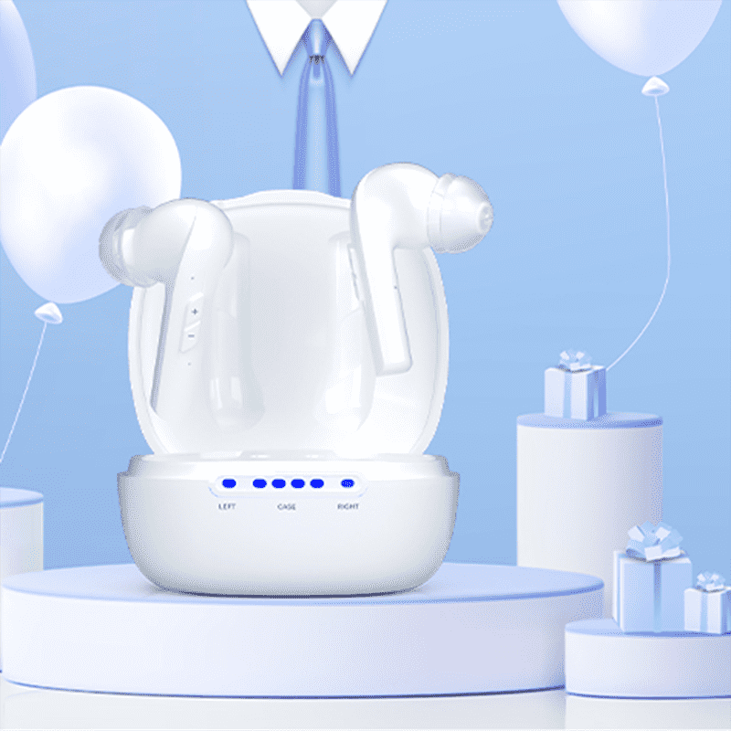 Audífono TWS con Cancelación de Ruido Bluetooth HearingSense 1, Recargable y Adaptable