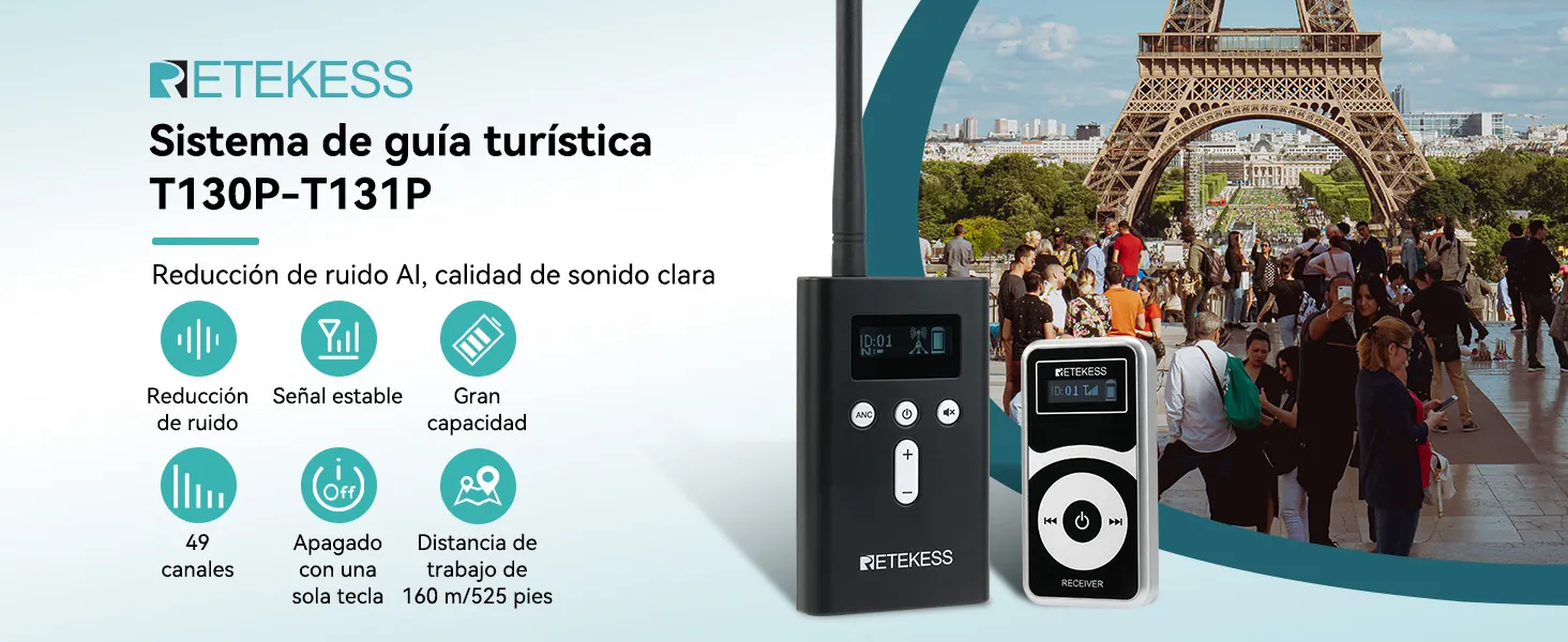 equipo-para-guias-turisticos-retekess-t130p