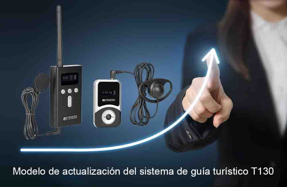 Modelo de Actualización del Sistema de Sonido del Guía Turístico T130 Próximamente