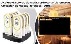 Acelere el servicio de restaurante con el sistema de ubicación de mesas Retekess TD185 doloremque