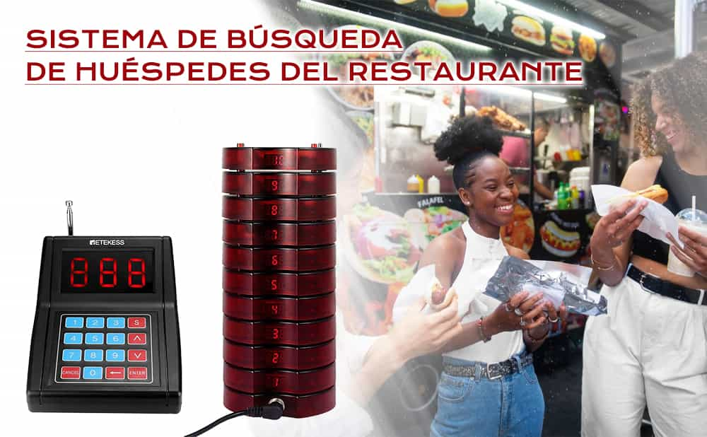 Mejorar el Servicio del Restaurante con el Sistema de PAGER de Visitantes Retekess TD165