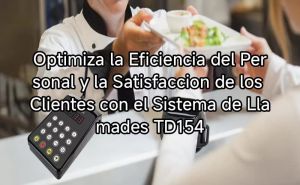 Optimiza la Eficiencia del Personal y la Satisfacción de los Clientes con el Sistema de Llamadas TD154 doloremque
