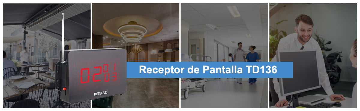 retekess td136 receptor de servicio de llamadas