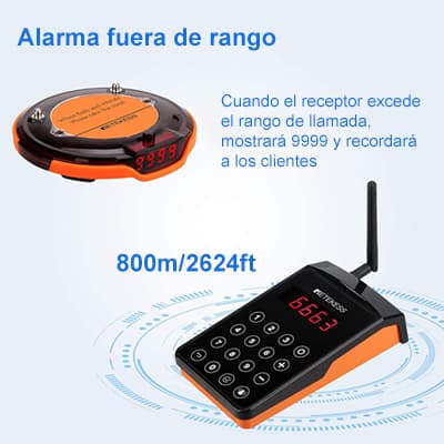 buscapersonas de largo alcance 800m retekess td156