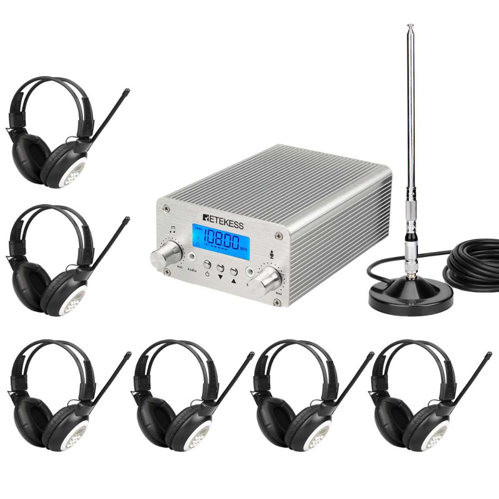 TR502 Bluetooth FM Transmisión Transmisor TR101 Auricular FM Receptor