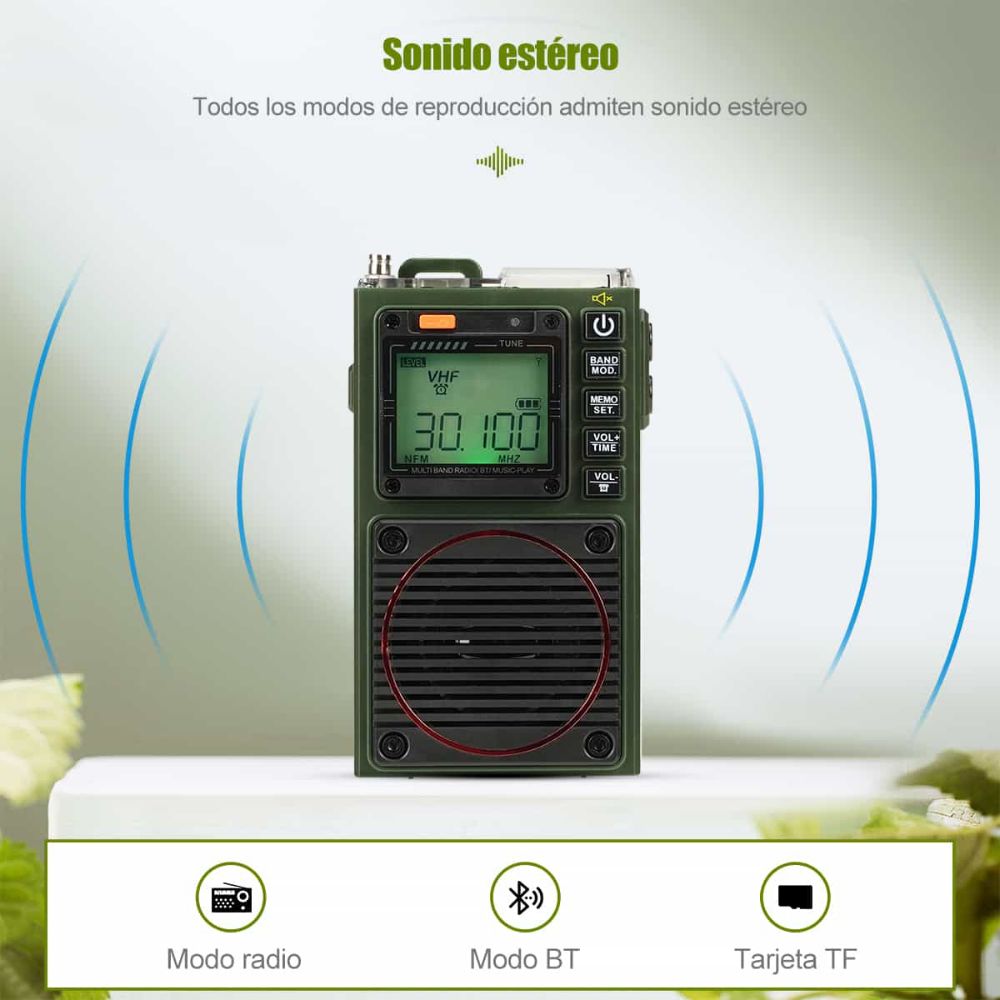 Retekess TR111 DSP Radio De Jamón De Rango Completo Con Pantalla Digital