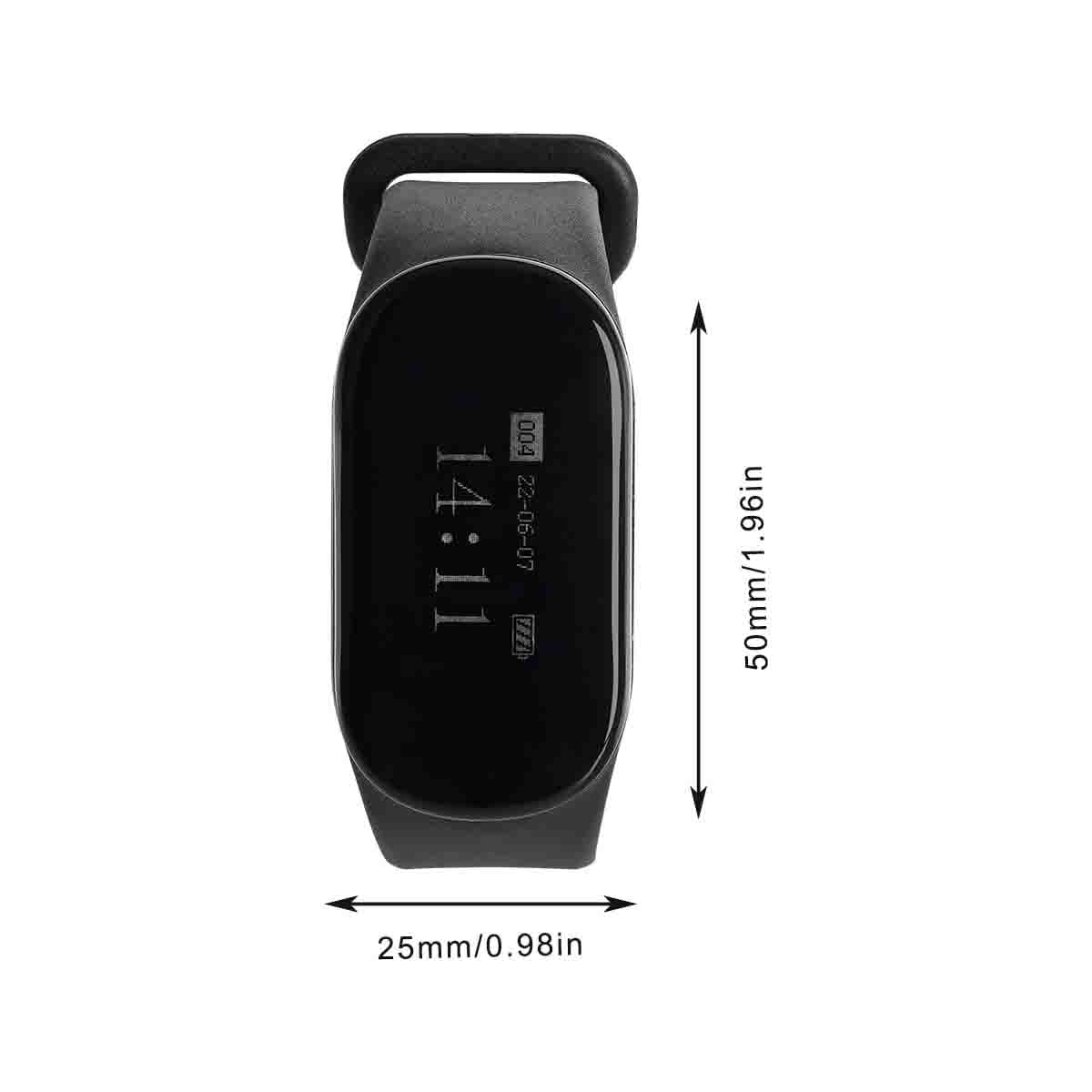 Retekess TD112 Receptor de localizador de reloj inalámbrico con TD010 Botones de llamada inalámbricos blancos de 4 teclas