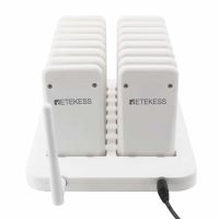 retekess td157 sistema buscapersonas teclado blanco transmisor antena