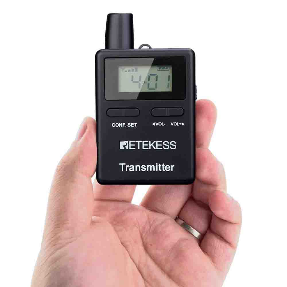 Retekess TT109 Tour Guide Transmisor 2.4GHz One Way