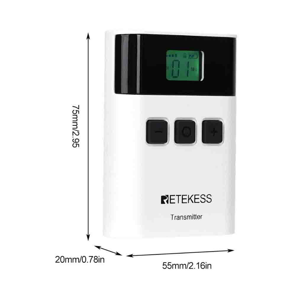 TT122 Sistema Guía Turístico Inalámbrico 1 Transmisor Con 15 Receptores Base Carga 16 Puertos