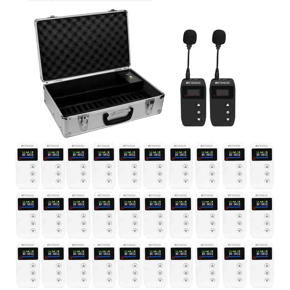 Retekess TT110 Sistema de Audioguía para las Visitas al Museo y la Interpretación Simultánea