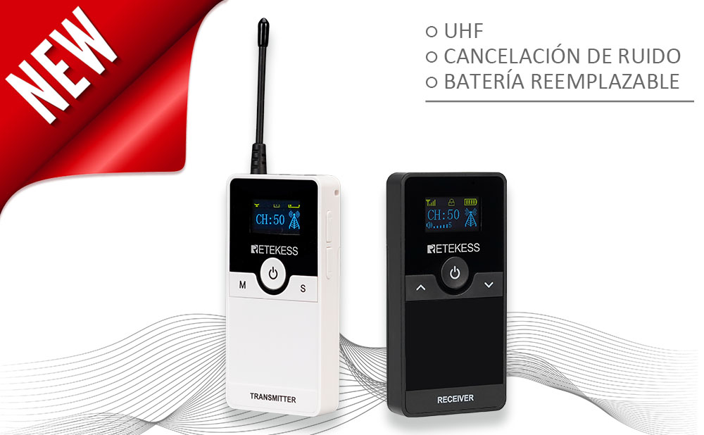 Sistema de sonido para guía turístico TT116 UHF ¡Nueva llegada!